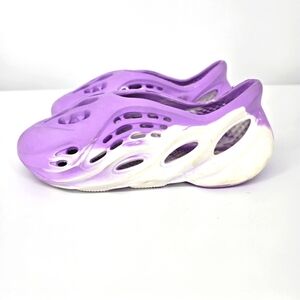 Foam Clogs Unisex EUR 45 Men's 11 Women's 12 Slides Purple & White Swirl Sandal